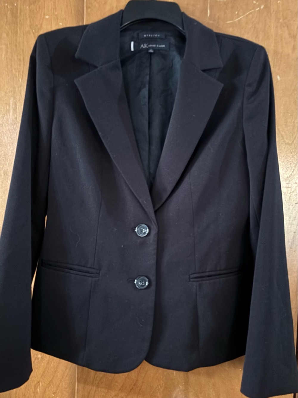 Anne Klein Black Classic Two-Button Blazer